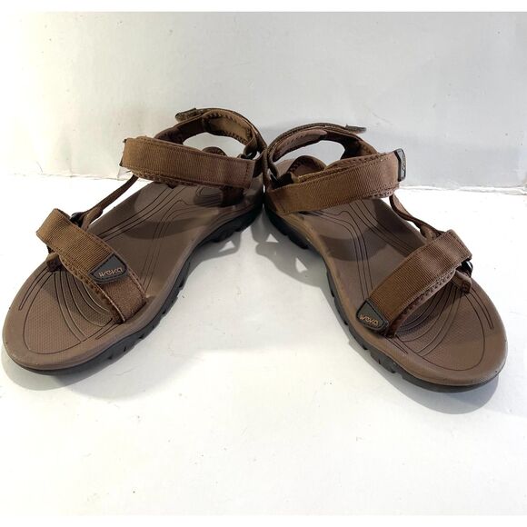 Weka comfort sandals hiking summer outdoor sports strappy brown waterproof men 9 main image 8